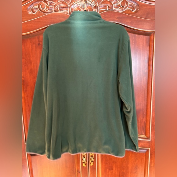 NY Jets Zippered Green Fleece Jacket - Picture 2 of 3